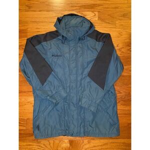 Columbia Sportswear Company Green and Black Jacket‎ Size Men's Medium